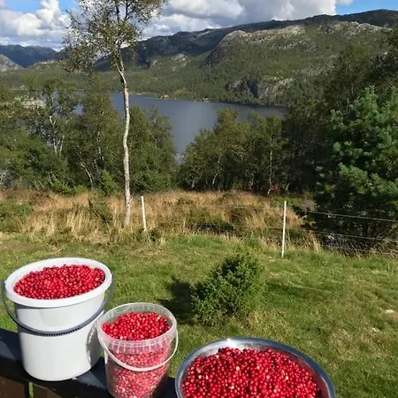 Mountain Between Pulpit Rock And Kjerag בית נופש *
