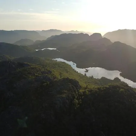 Mountain Between Pulpit Rock And Kjerag *