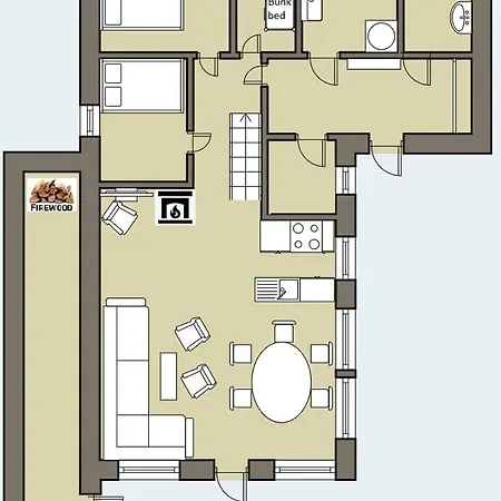 Mountain Between Pulpit Rock And Kjerag