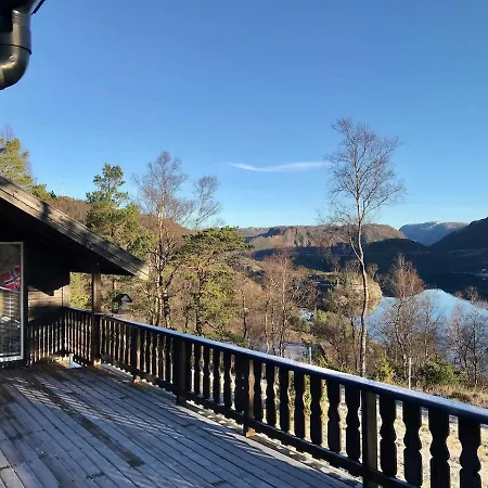 Nyaraló Mountain Between Pulpit Rock And Kjerag *