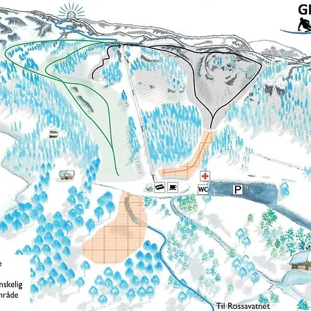 Mountain Between Pulpit Rock And Kjerag בית נופש Frafjord