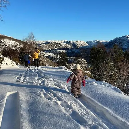 Mountain Between Pulpit Rock And Kjerag *