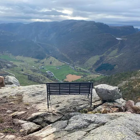 Mountain Between Pulpit Rock And Kjerag Frafjord