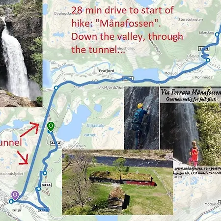 Mountain Between Pulpit Rock And Kjerag Nyaraló Frafjord