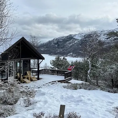 Mountain Between Pulpit Rock And Kjerag *