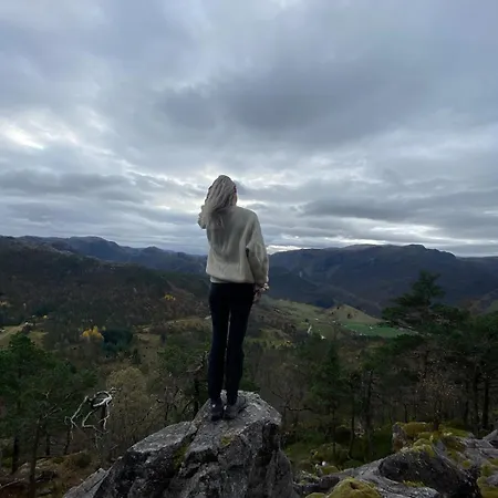 Mountain Between Pulpit Rock And Kjerag Frafjord