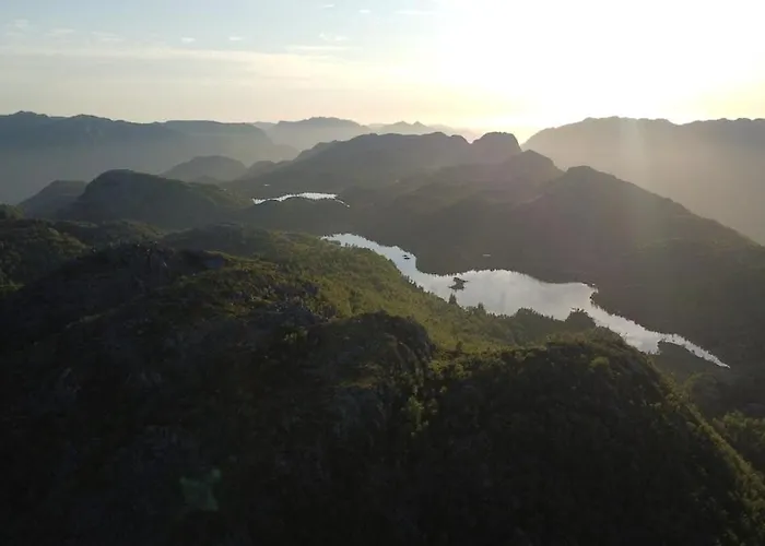 Mountain Between Pulpit Rock And Kjerag *