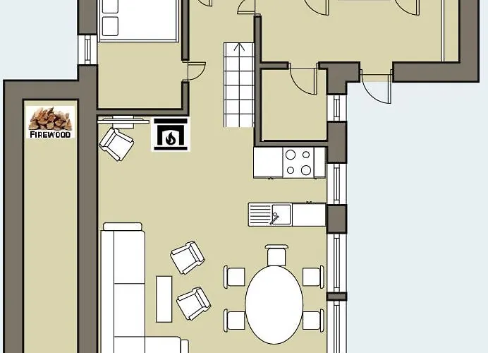 Mountain Between Pulpit Rock And Kjerag