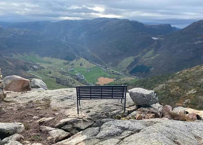 Mountain Between Pulpit Rock And Kjerag Frafjord
